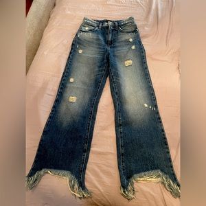 Lee’s size 24 women’s jeans. Flared at the bottom. My favorite pair of jeans!